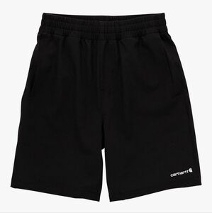 Carhartt Black Rugged Loose Fit Boys Work Shorts